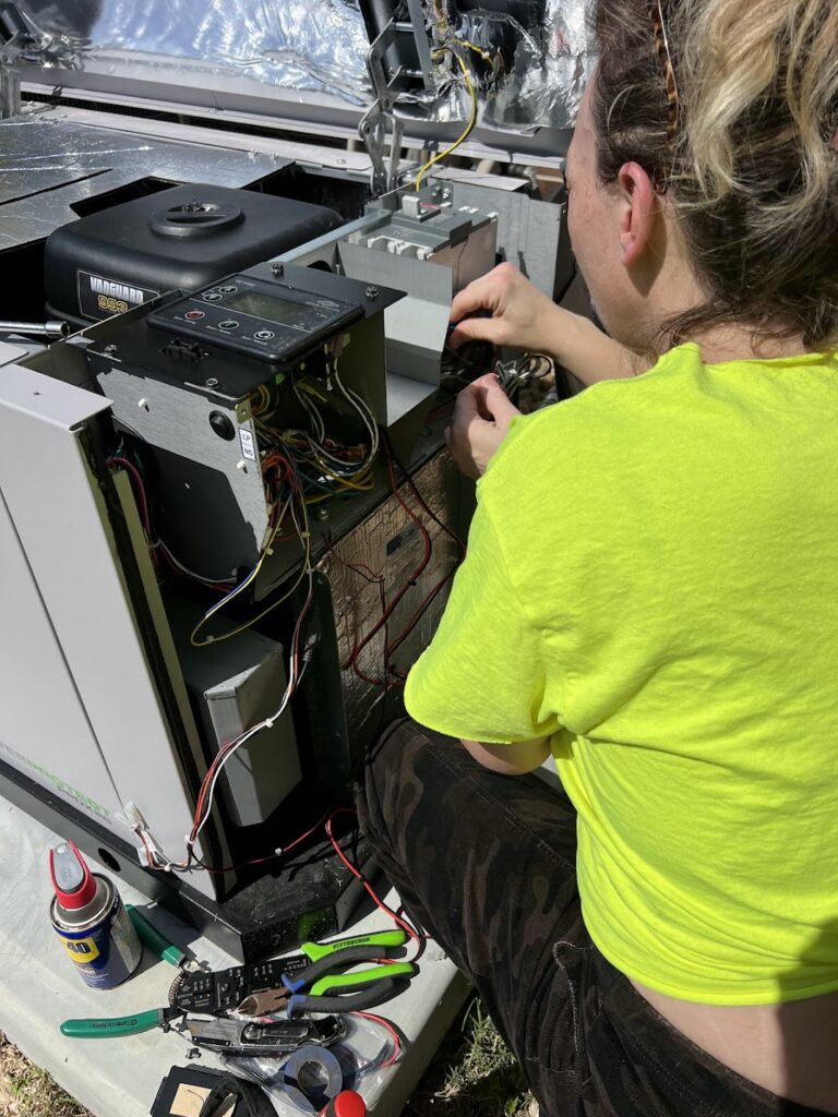 wiring a monitoring system